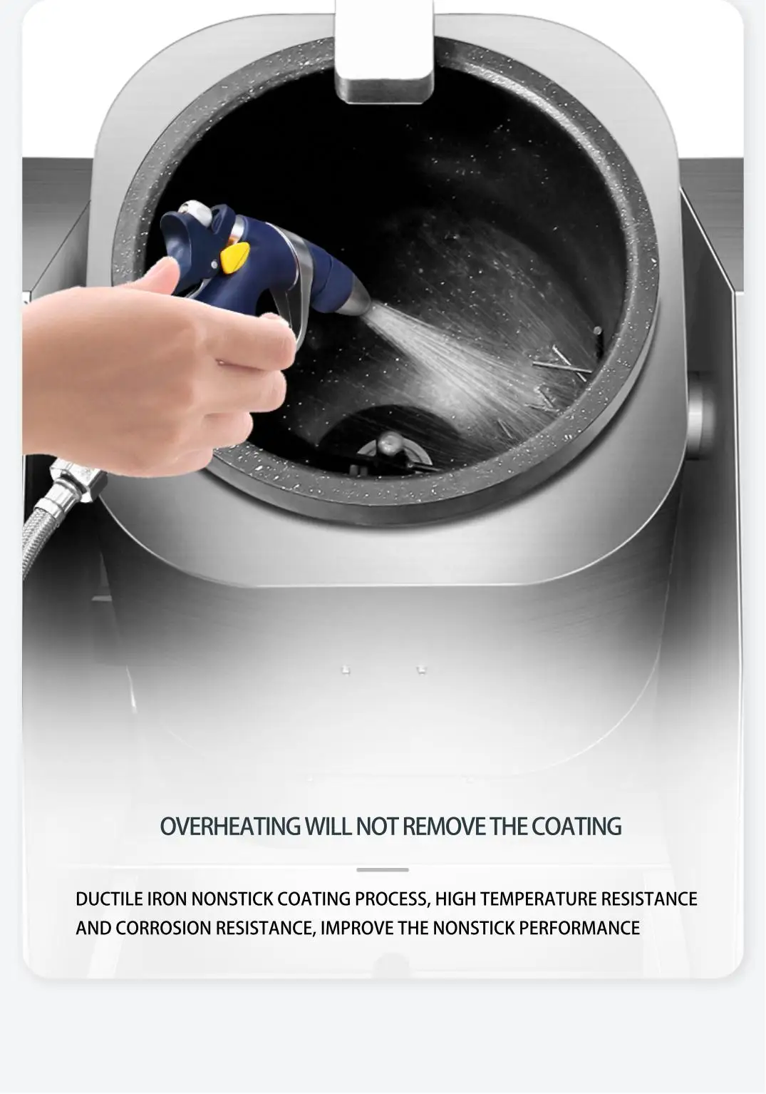 Macchina da cucina a tamburo grande Forniture per mensa Catering Snack bar Touch screen Robot da cucina intelligente