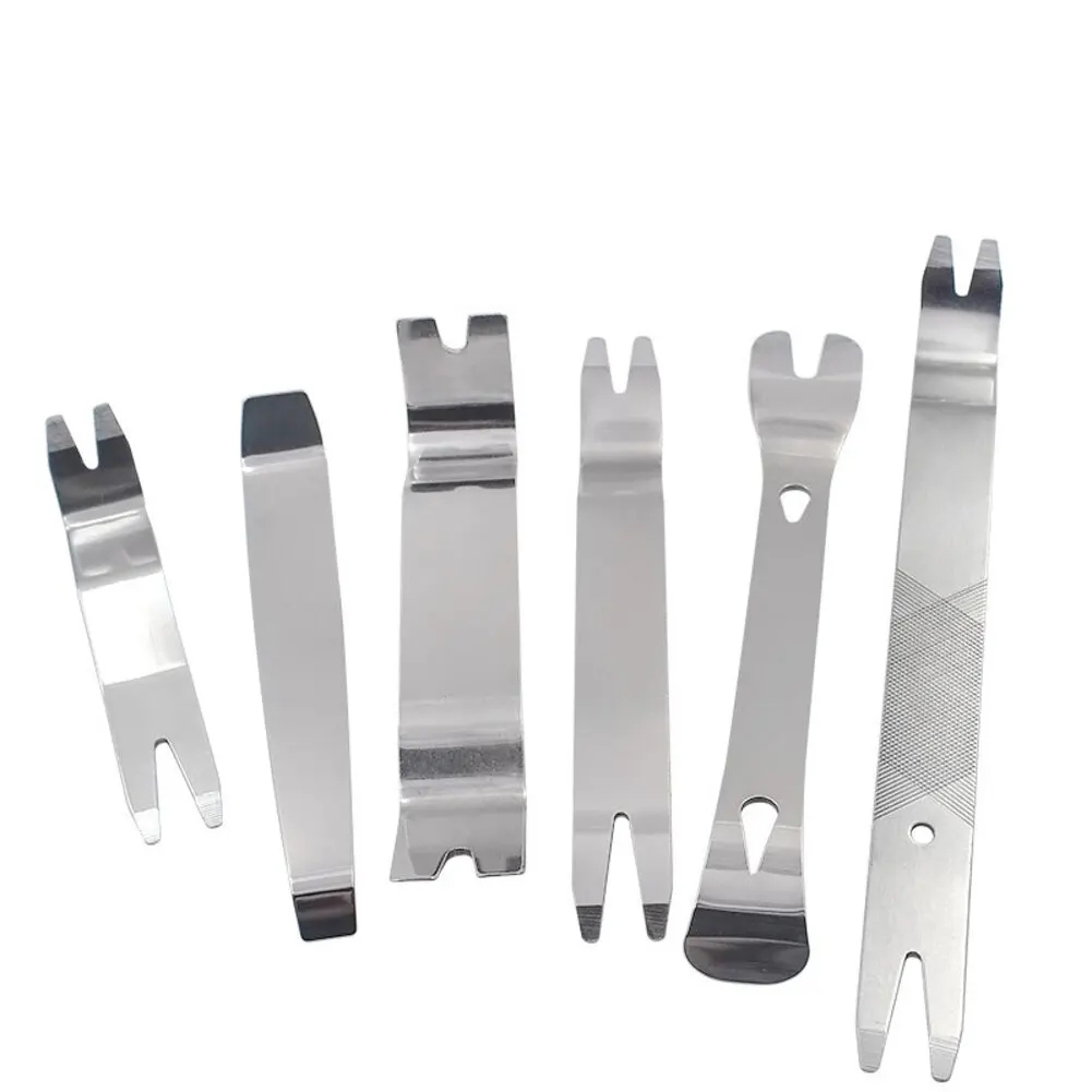 

Для ремонта автомобилей, инструмент для удаления черной обшивки, полный набор инструментов для автомобиля, шесть различных размеров, компактный портативный дизайн