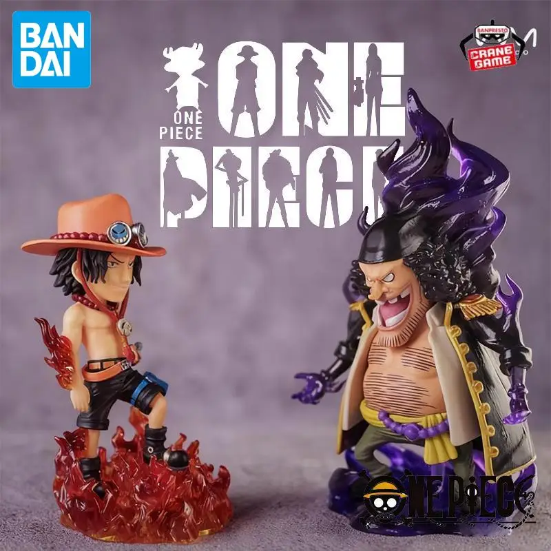 

Bandai Original Banpresto One Piece Marshall D. Teach Portgas D. Ace Action Figure Anime Statue Model Doll Kid Toy Festival Gift