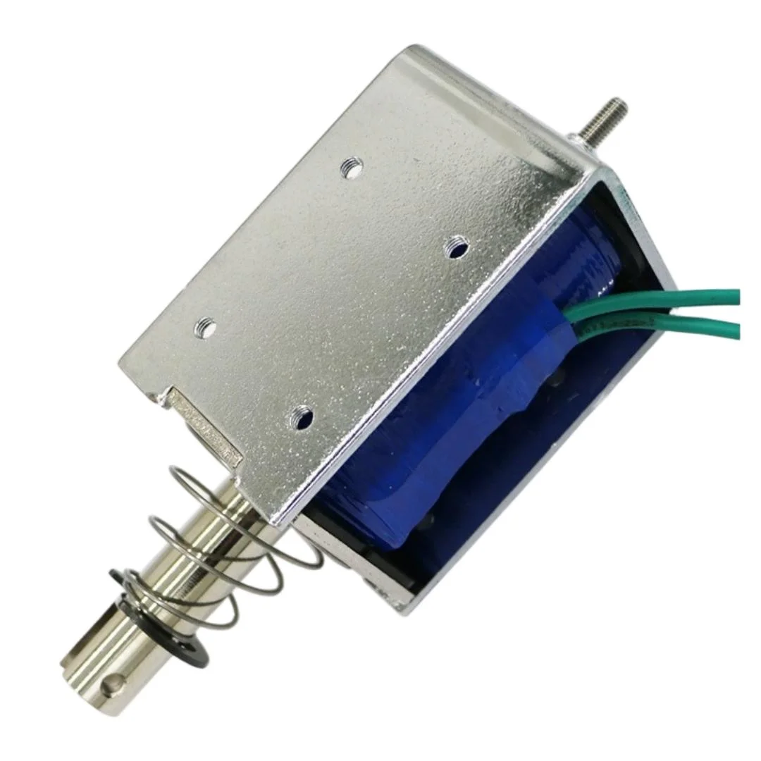 XRN-1685T Heavy Duty DC Push Pull Frame Solenoid Electromagnet 12V 24V Long Stroke 30mm Linear Actuator for Automation
