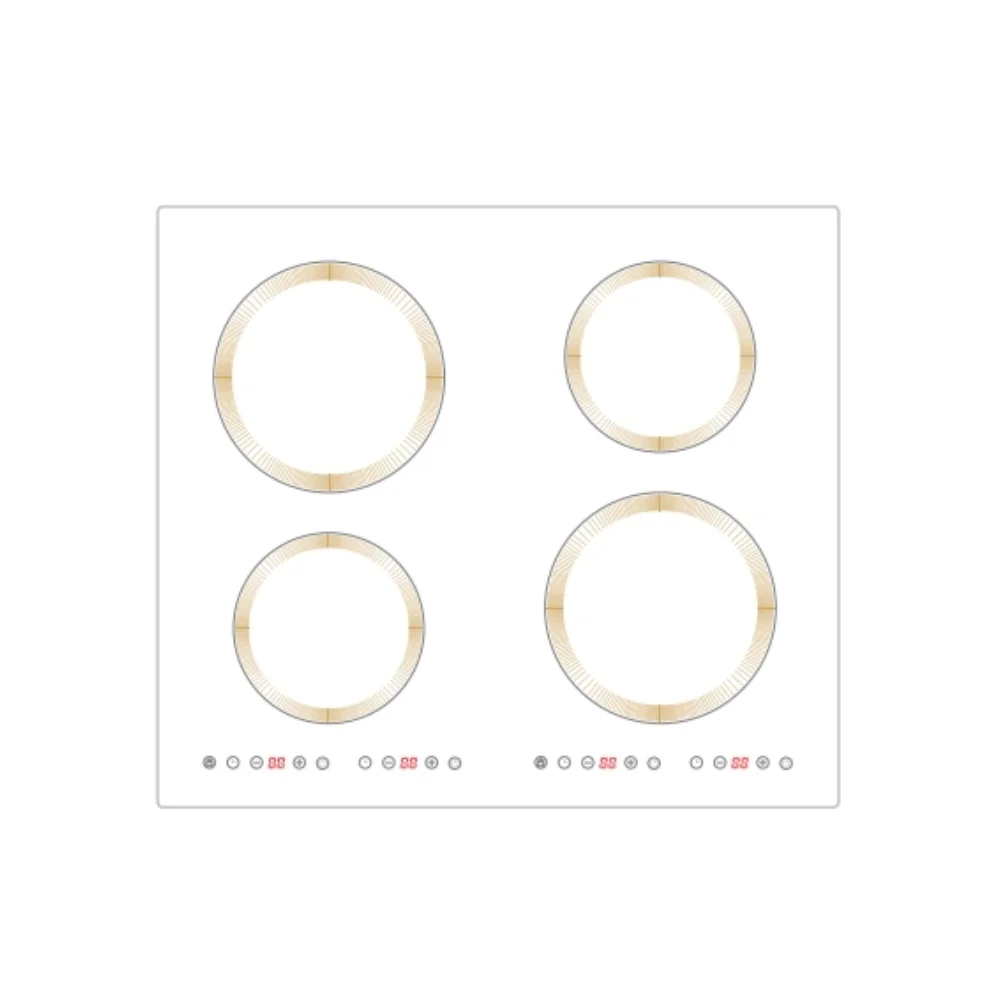 Venda quente China Inteligente Comercial Built-in 4 Queimadores Fogão Elétrico de Indução para Cozinha Casa