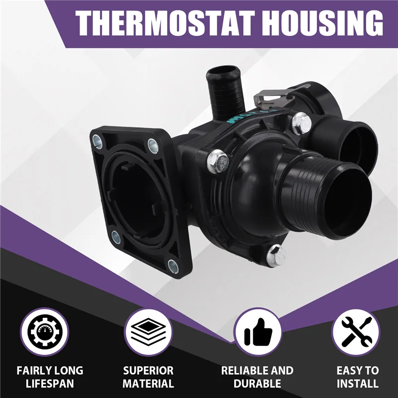 Корпус термостата естественного действия для бензина Jaguar S-Type V8 1999-2002 NCE2247AD