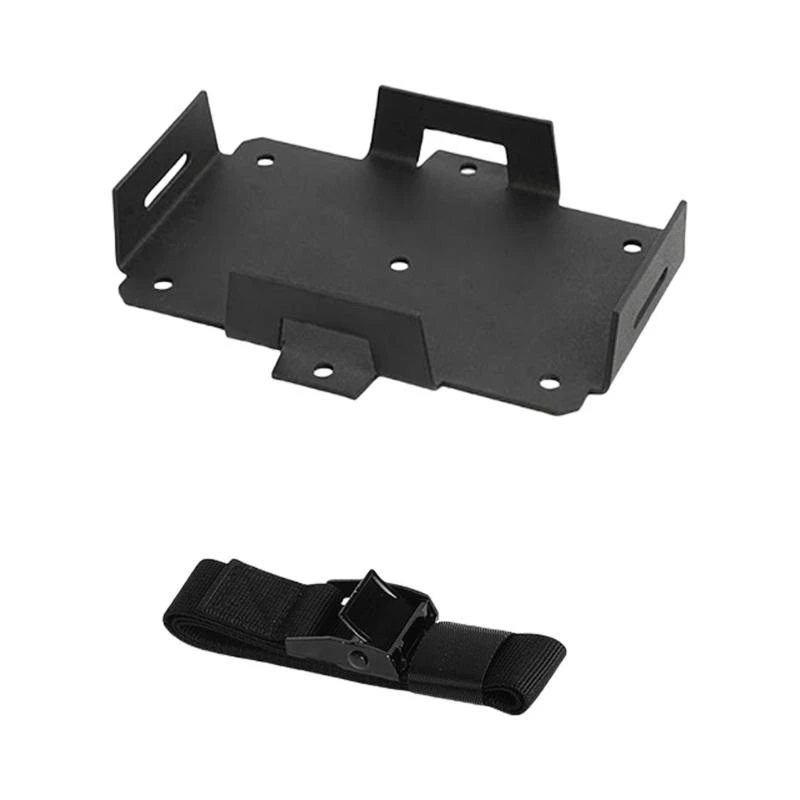 Plateau batterie en métal J0MB pour 12V 6AH-15AH 6V 7AH-12AH Batteries avec sangle réglable pour véhicules marins hors
