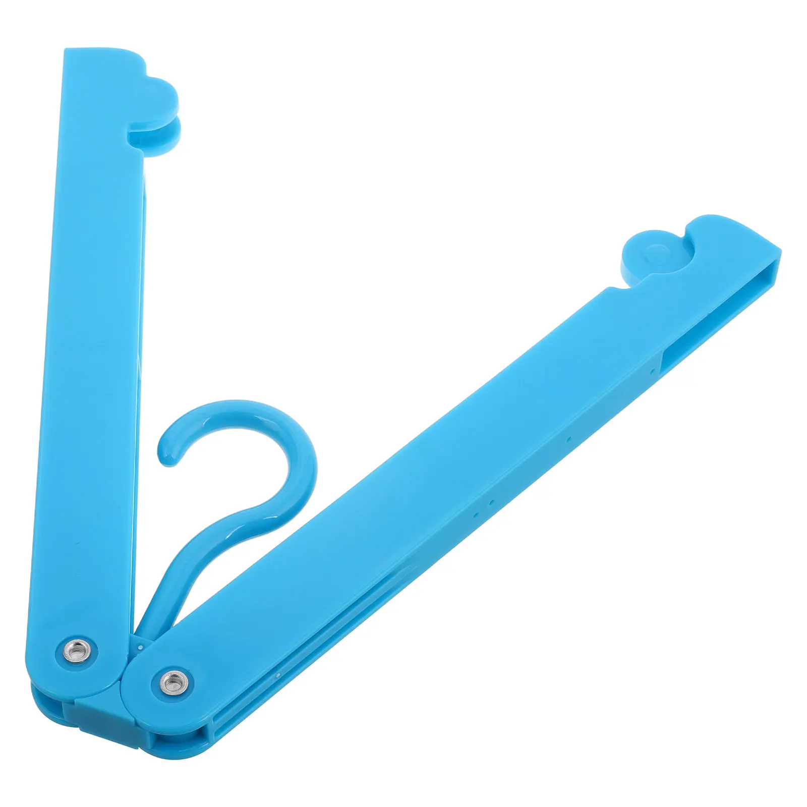 Rv Foldable Hanger Portable Lightweight Non-Slip Plastic Clothes Hanger for Travel Camping Hotel Laundry Drying Multifunctional