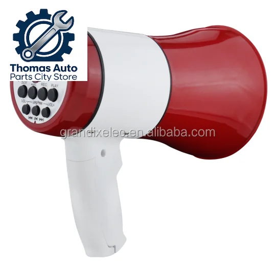 

OEM 30W Megaphone 619 BT-USB/SD Playback & Siren Alarm Mobile Phone Compatible Rechargeable Battery | Public Safety UseATV&UTV