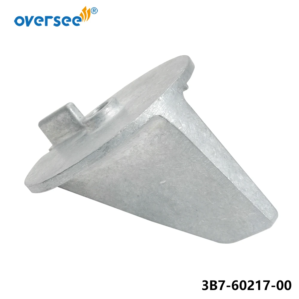 3B7-60217 Zinc Anode Trim Tab For Tohatsu Outboard Motor 2T 60HP 70HP 90HP 115HP 140HP  Anode 3B7-60217-1;3B7-60217-0