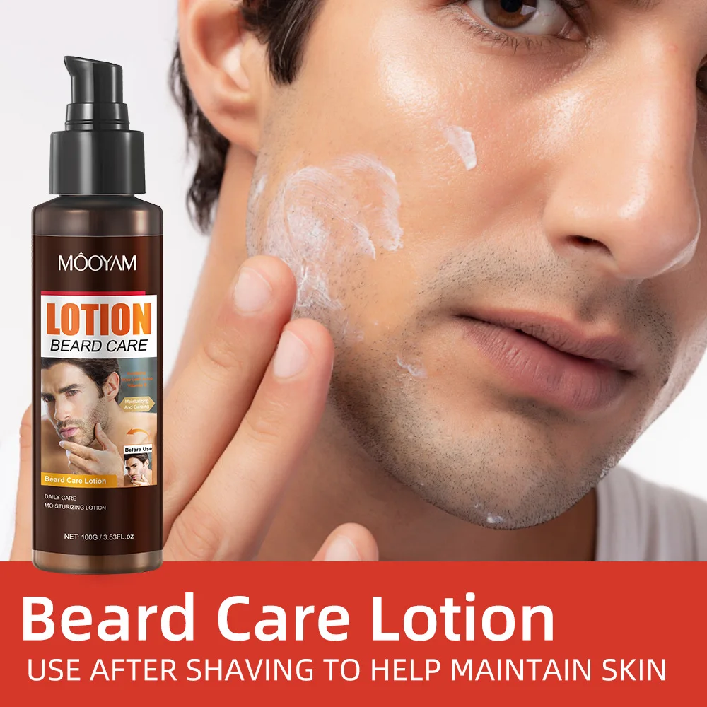 Beard Care Aftershave Lotion Beard Care Lotion Men's Shaving Repair Lotion Moisturize The Skin After Shaving