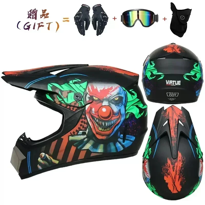 Motorhelm Full Face Racing Off Road Cross Motocross Capacete Motocross Cascos Para Motos Mountain Downhill Fiets DOT
