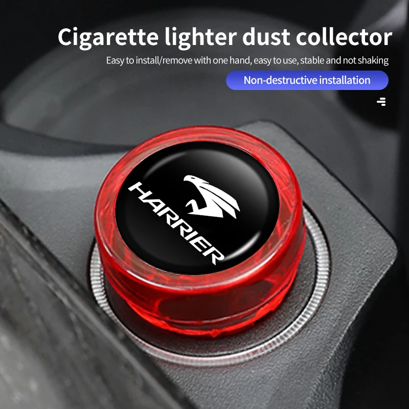 Car Lgnition Device Cigar Lighter Dustproof Cover Decoration Cap For Toyota Harrier 30 60 80 XU30 XU60 XU80 2022 2023