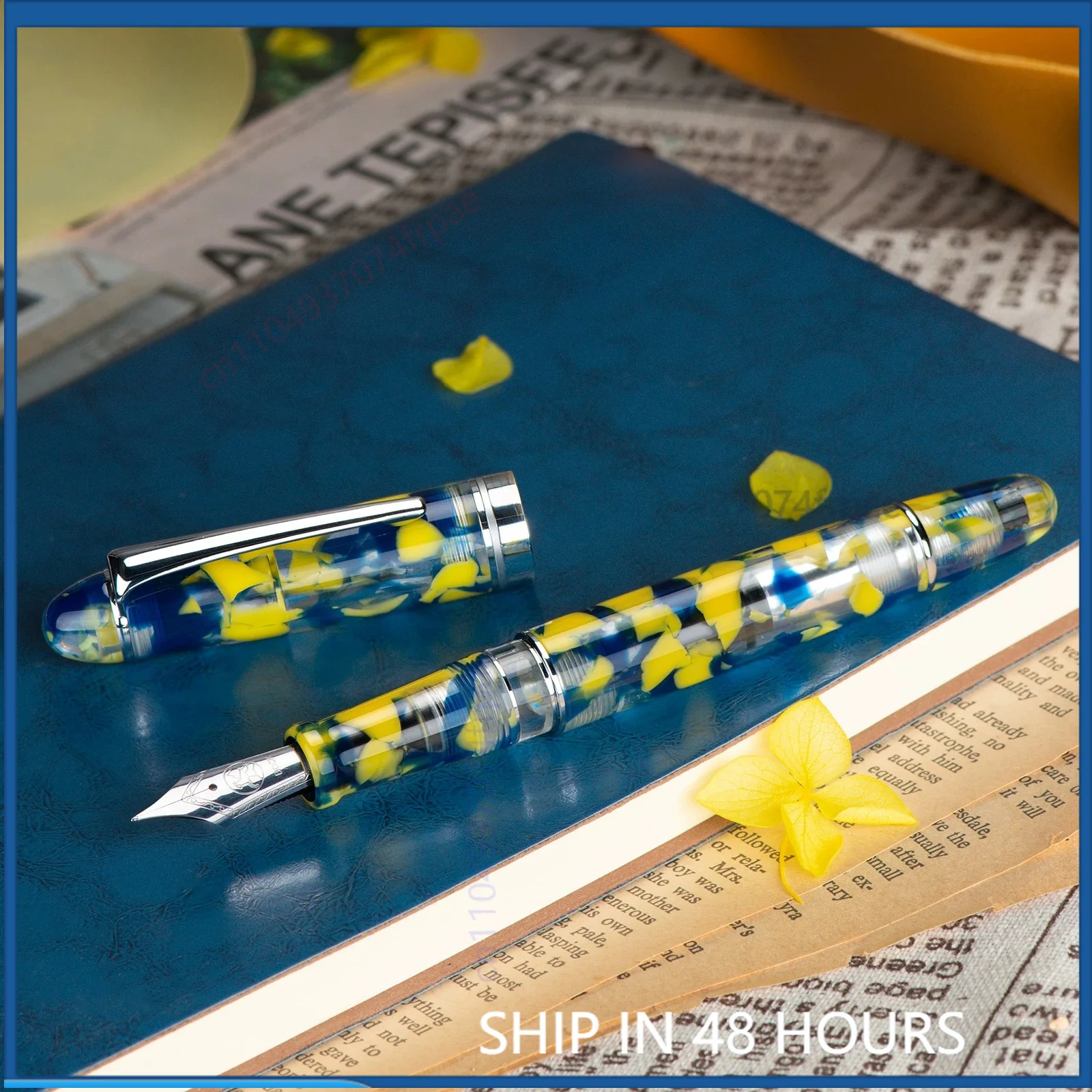 For Asvine P50 Piston Fountain Pen With BOCK Nib Luxury and Exquisite Business Student Gift Pen