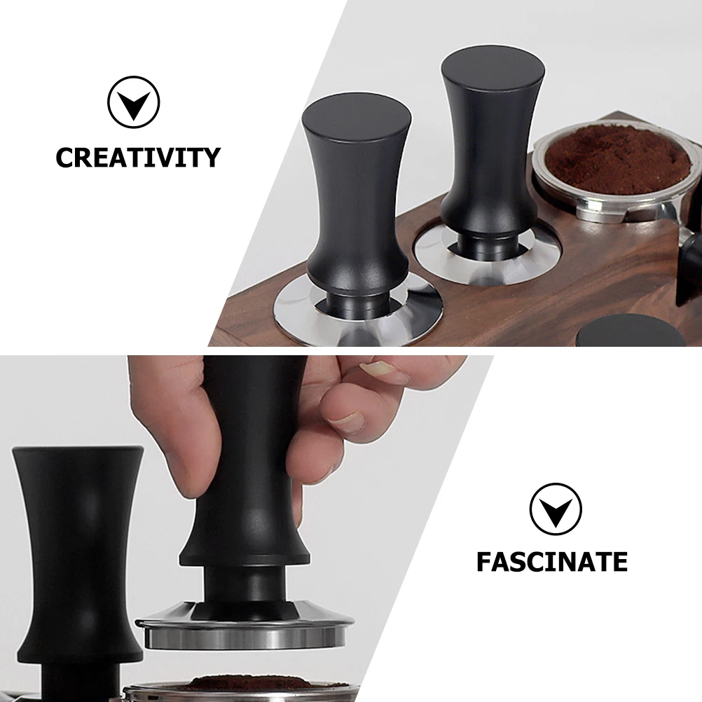 

Reusable Coffee Stainless Steel H held Presser for Espresso Coffee Espresso Tamper Powder Tool Home Kitchen Bar