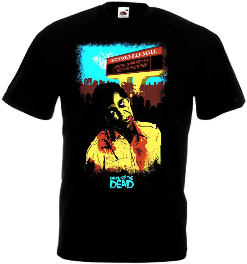 

Dawn Of The Dead v25 T-shirt black horror movie Romero all sizes S-5XL