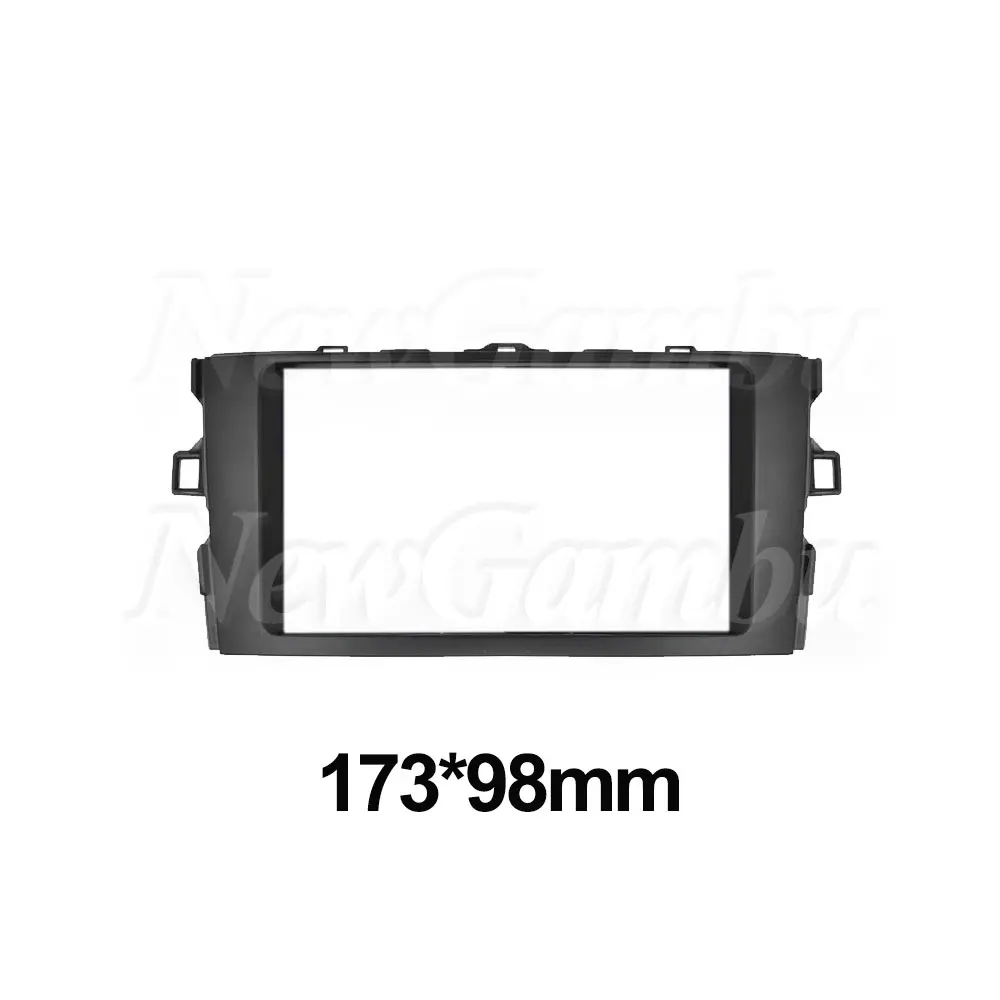 

Автомобильная рамка Fascia Для TOYOTA Auris 2006-2012, двойная рамка 2 Din, экран Android, панель приборной панели, облицовка консоли