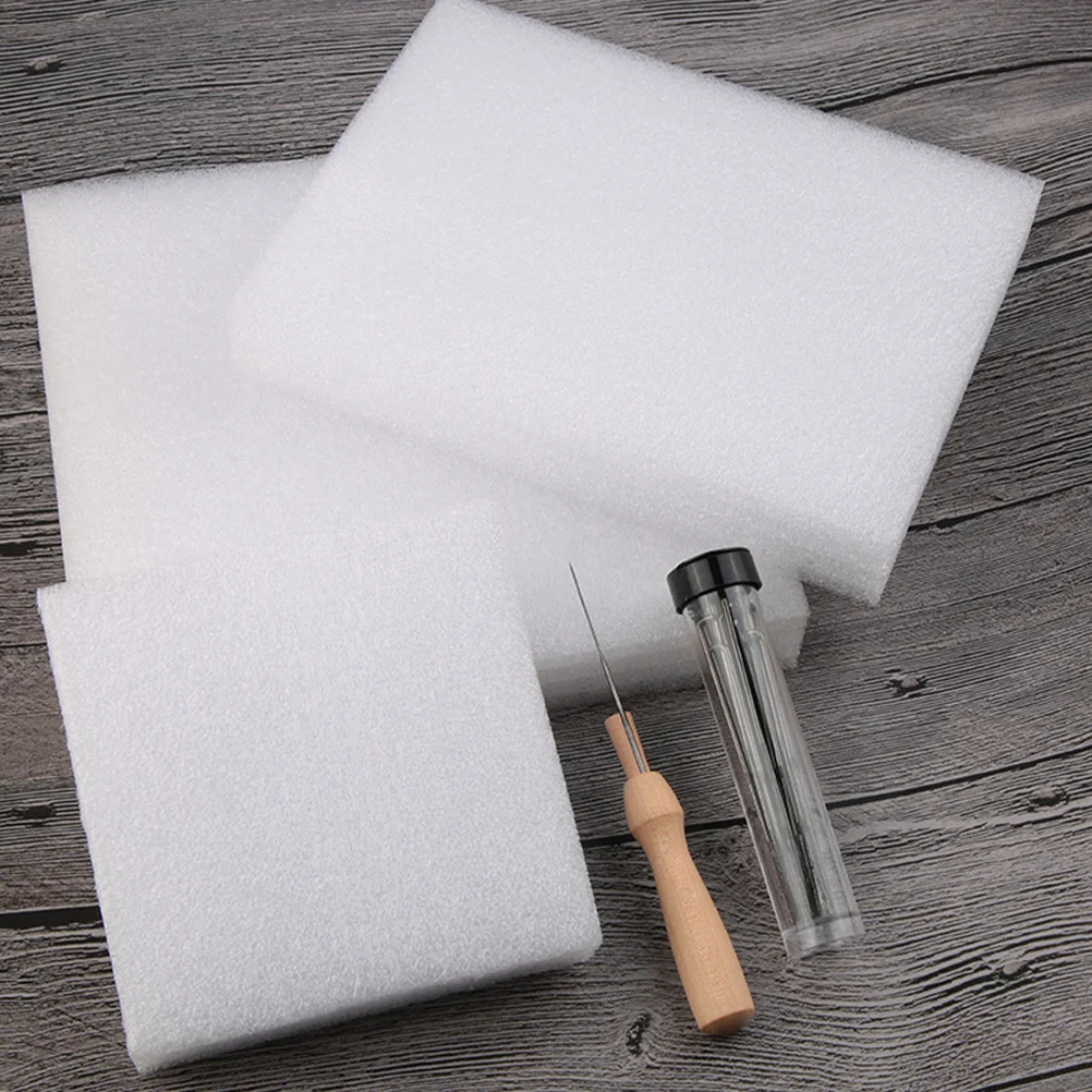 Needle Felting Supplies Wool Foam Pad Large Cushion Material Pearl Cotton Quilting Pin