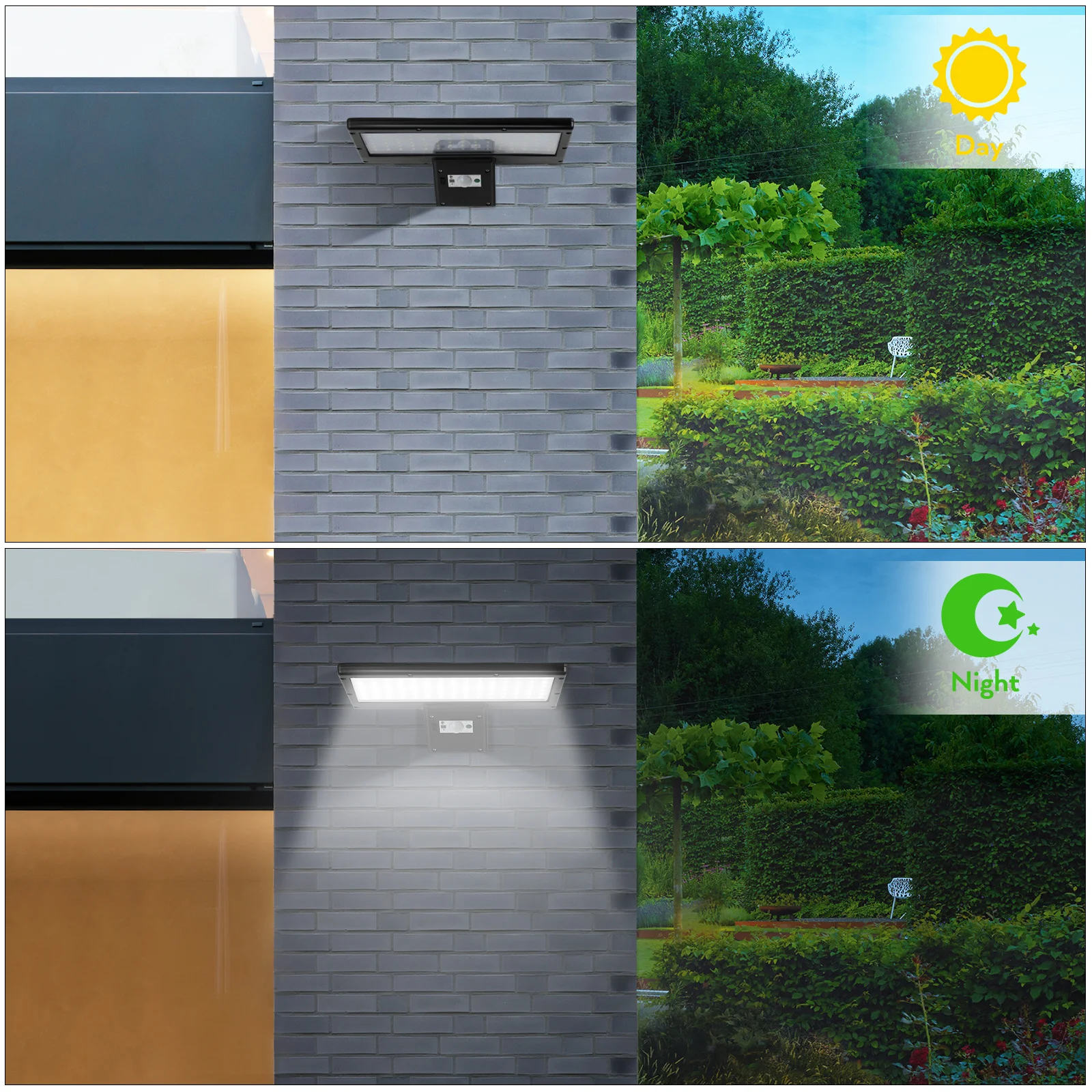 

Solar Motion Sensor Light Outdoor Led Wall Lamp Remote Waterproof Solar Powered Lights For Garden Yard Patio