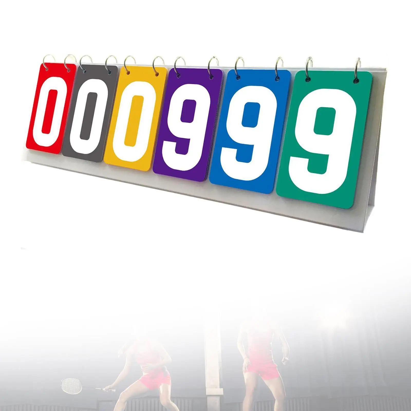 Scoreboard Score Flip Cards Score Keeper for Football Sports Games Badminton