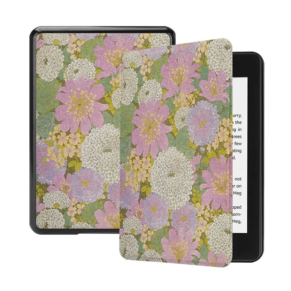 Kindle Fall Paper white4th ein Bildschirm voller Blumen Silikon Soft shell 11. 10. 9. Generation Oase 2 3 Funda