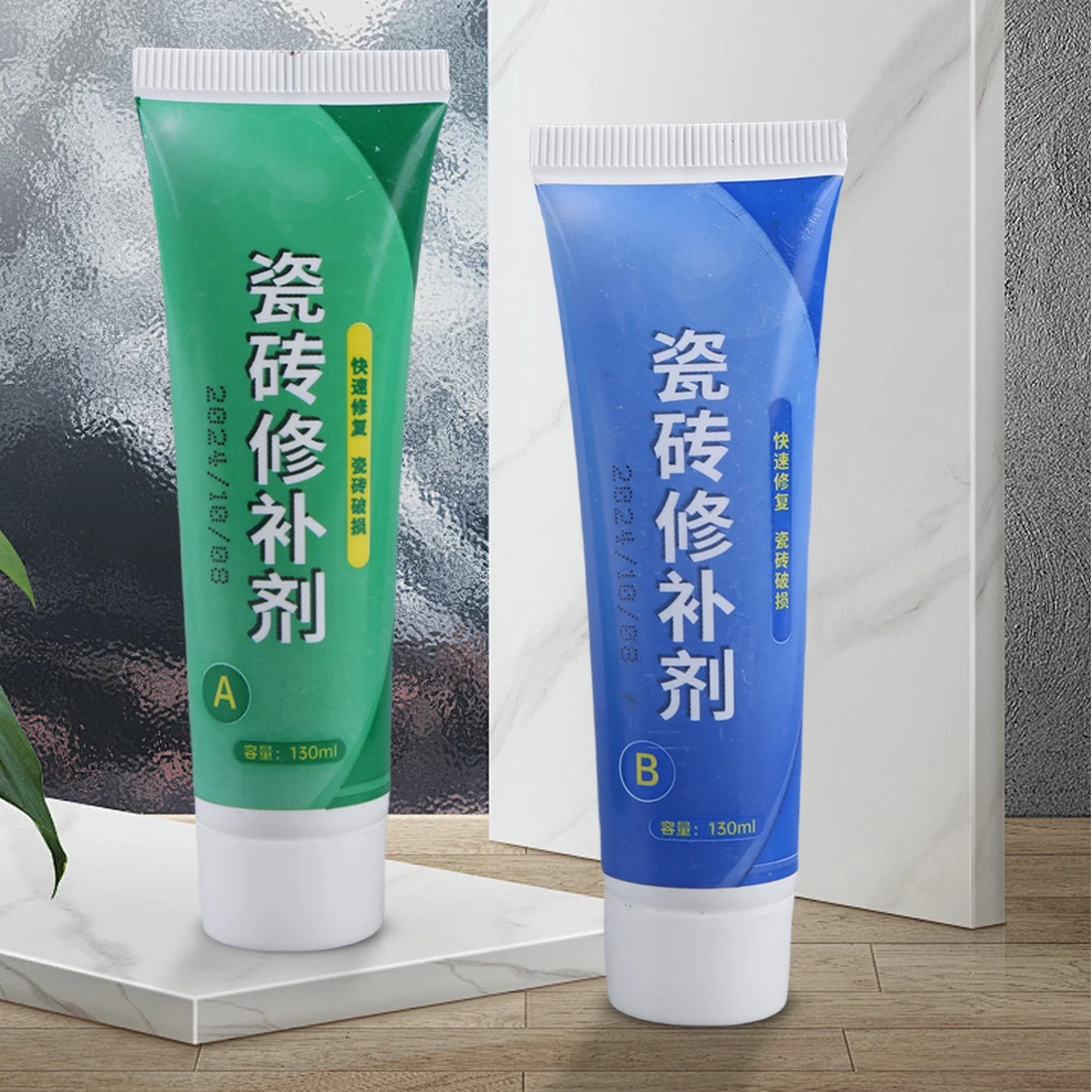 Tile Repair Kit Marble Repair Kit Tile Stone Crack Repair Kit Ceramic Tile Repair Paste for Cracks Holes Chips Scratches Dents