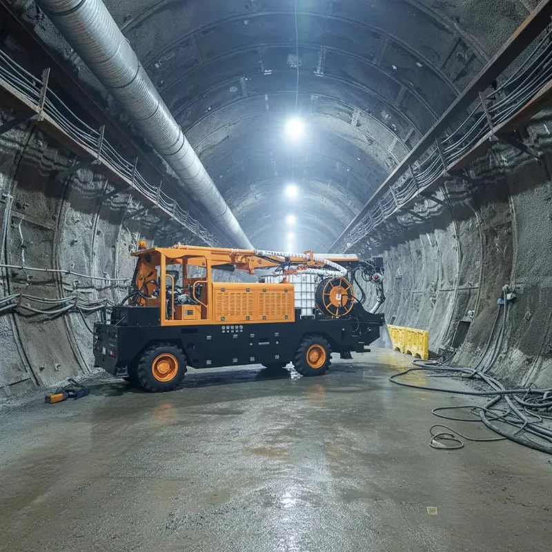 Wet Shotcrete Trolley Concrete Spraying Machine/truck Mounted Wet Shotcreting Machine Robot Arm Concrete Spraying