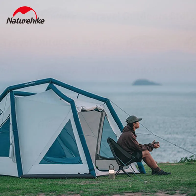 Naturehike Air 7.3 Inflatable Tent Outdoor Camping Tent Self-support Beach Travel Portable Tent TPU Nylon Waterproof Lightweight