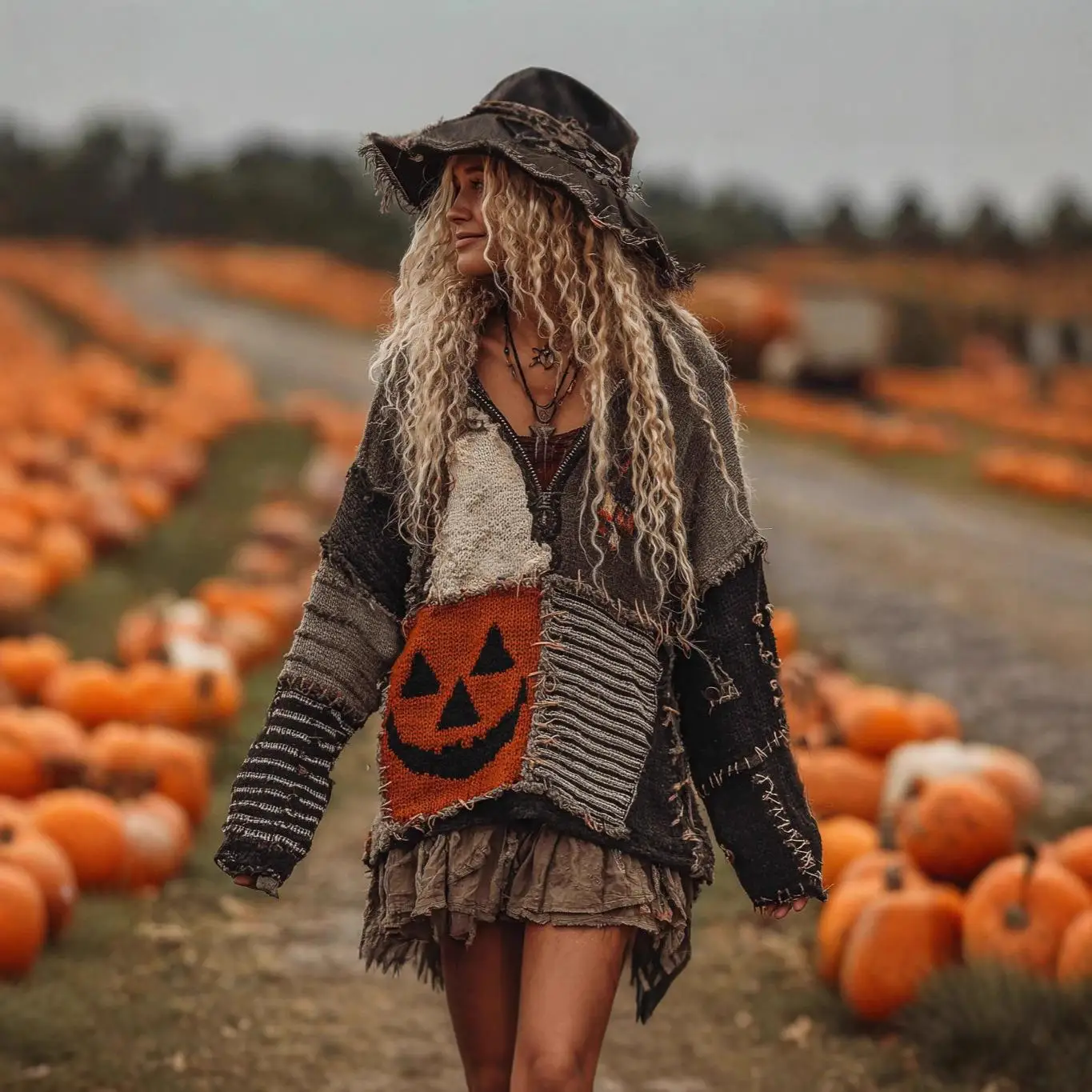 

Loose V-Ne Sweatirt Cozy Long Sve Winter Women's Casual Faion Thi Needle Knitwear PU Material Autumn Winter New Ar...