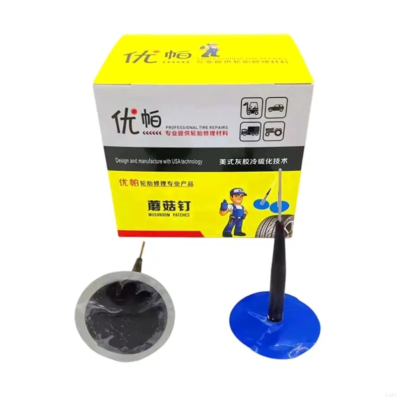 D5BE Car Tire Repair Tool Puncture Plug Set Motorcycle Strips Stiring for Car Truck