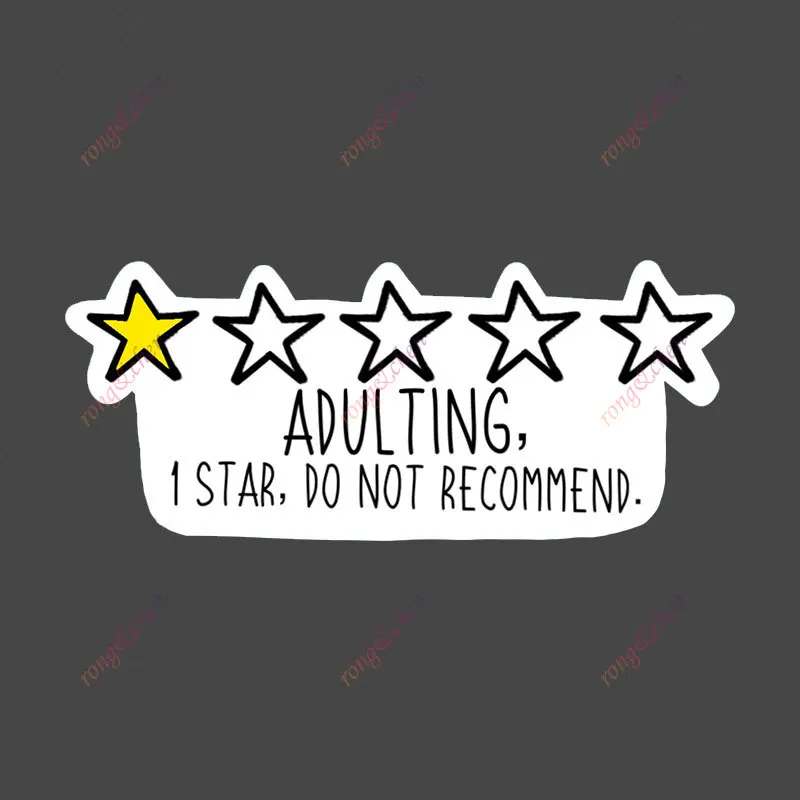 

Funny Car Sticker Do Not Recommend for Car Motorcycle Racing Helmet Laptop Trunk Body Car Window Surfboard Waterproof PVC Decals