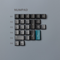 PBTfans Iron Dolch PBT material Double-shot Numpad Kit