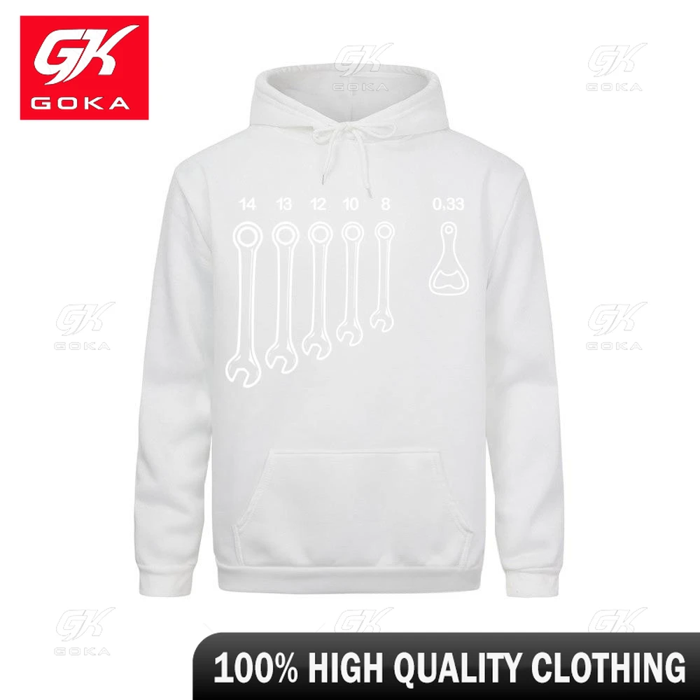 Swag Sweats The Just Wrench That I Need Sweatshirt for Mens Beer Mechanic Long Sleeve Pocket Pullover Funny Hoodie Casual Unisex