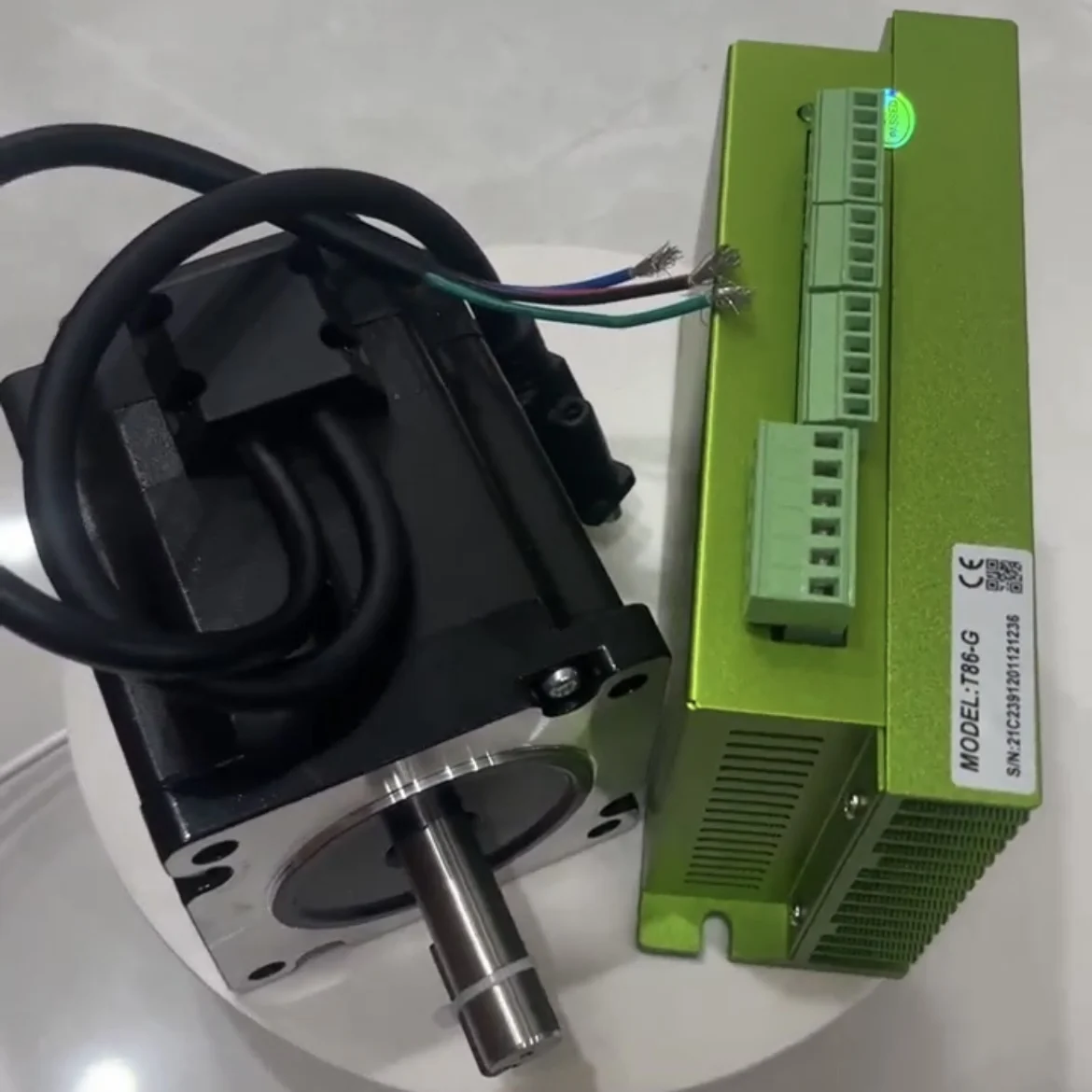 86mm Nema 34 Closed Loop Stepper Motor 4.5N.M~12N.M  with Stepper Driver Easy Servo Driver Encoder Cable Stepper Motor DriverKIT