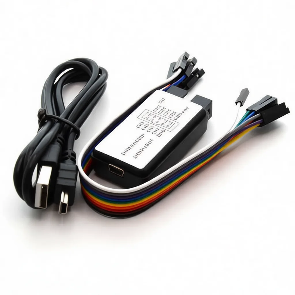 Digital Logic Analyzer USB 24MHz 8 Channel Debug Tool For Microcontroller ARM FPGA Hardware Verification Protocol Analysis