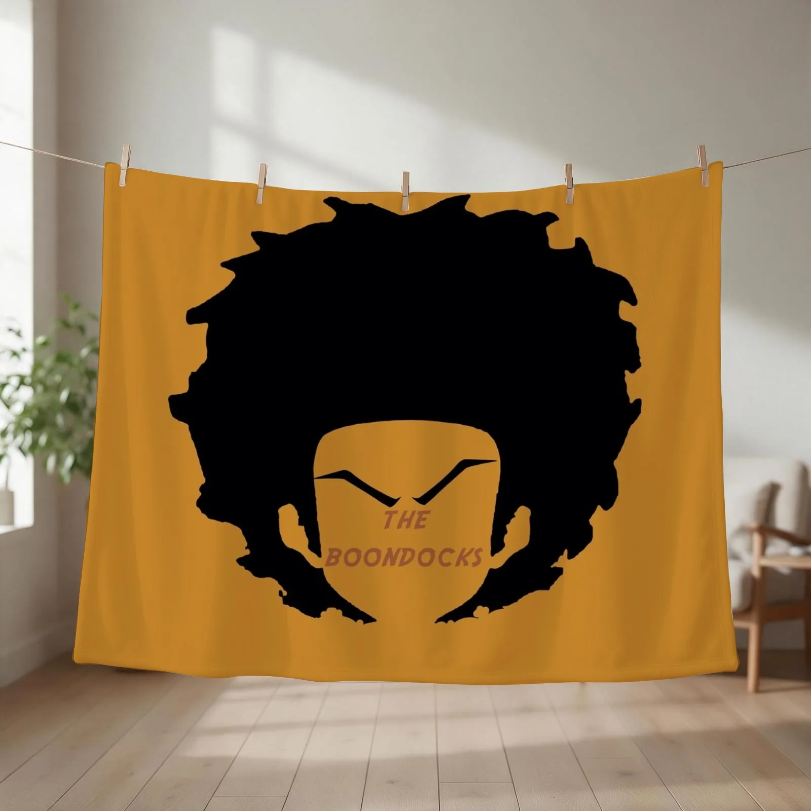 The boondocks Throw Blanket Tourist Polar Soft Plush Plaid Soft Big Blankets