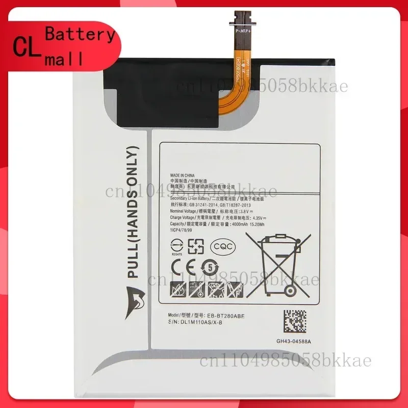 

High Quality New Tablet Battery EB-BT280ABE For Samsung GALAXY Tab A 7.0 T285 SM-T280 4000mAh