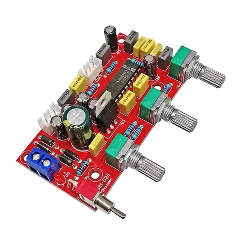 

Lm1036 Op-Amp Hifi Pre Amplifier Preamplifier Volume Tone Treble Bass Loudness Control Board Preamp Finished&A78P