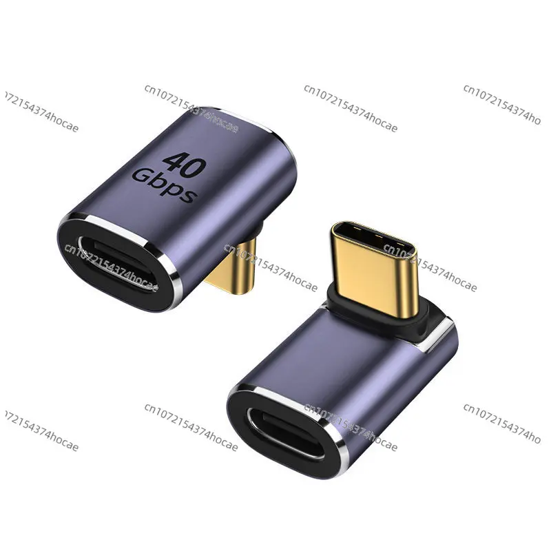 Space-saving Ergonomic Design Right Angle Type-C Converter, High Performance Adapter for Gaming Handheld Devices