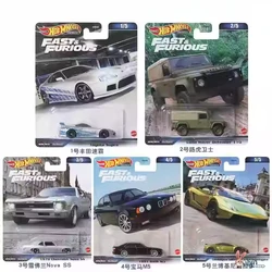 Original Hot Wheels Premium Auto schnell & wütend Kinderspiel zeug für Jungen Druckguss Toyota Supra BMW M5 Lamborghini Gallardo Geschenk