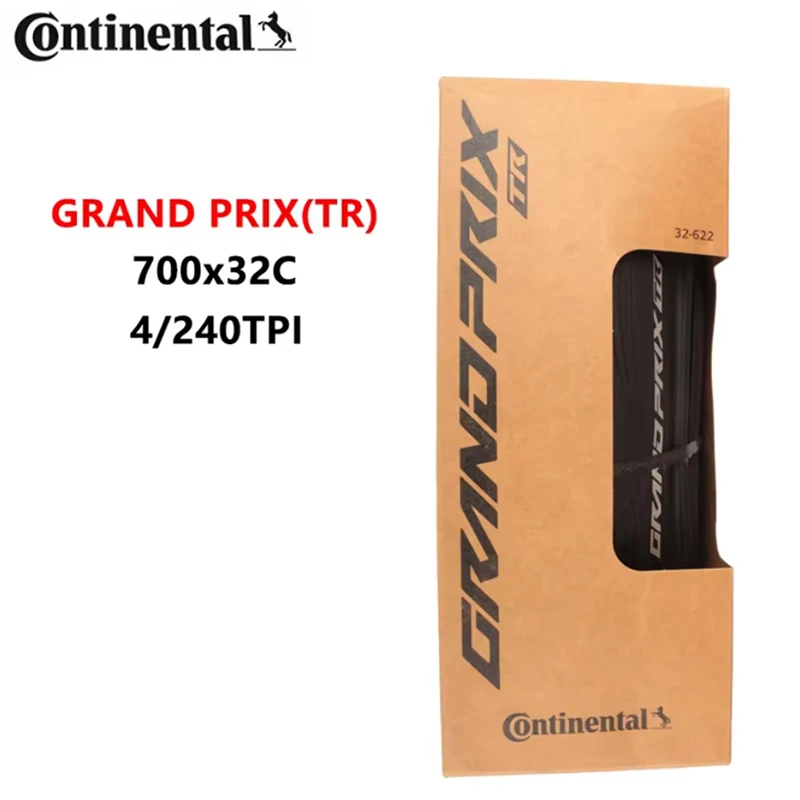 Continental Grand Prix TR Road Fietsbanden Anti Lek Tubeless Band 700x25C/28C/30C/32C Zwart Chili Road Fietsbanden