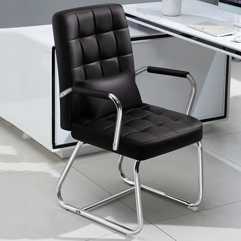 

Comfy Office Chair Black Back Support Ergonomic Rocking Computer Chair Free Shipping Cadeira De Escritorio Furniture Room Office