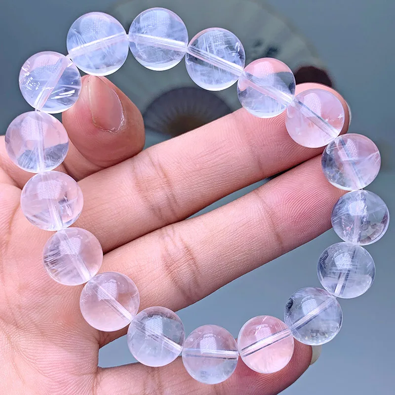 Natural Blue Needle Stone Crystal Bracelet