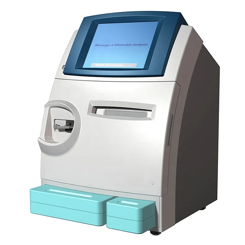 Veterinary Automatic Arterial Blood Gas Electrolyte Analyzer Machine Portable Vet Blood Gas Analyzer