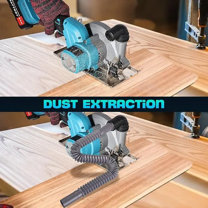 5Inch 125MM Brushless Electric Circular Saw Digital Display Chainsaw Woodworking Wood Metal Cutting Tool For Makita Battery