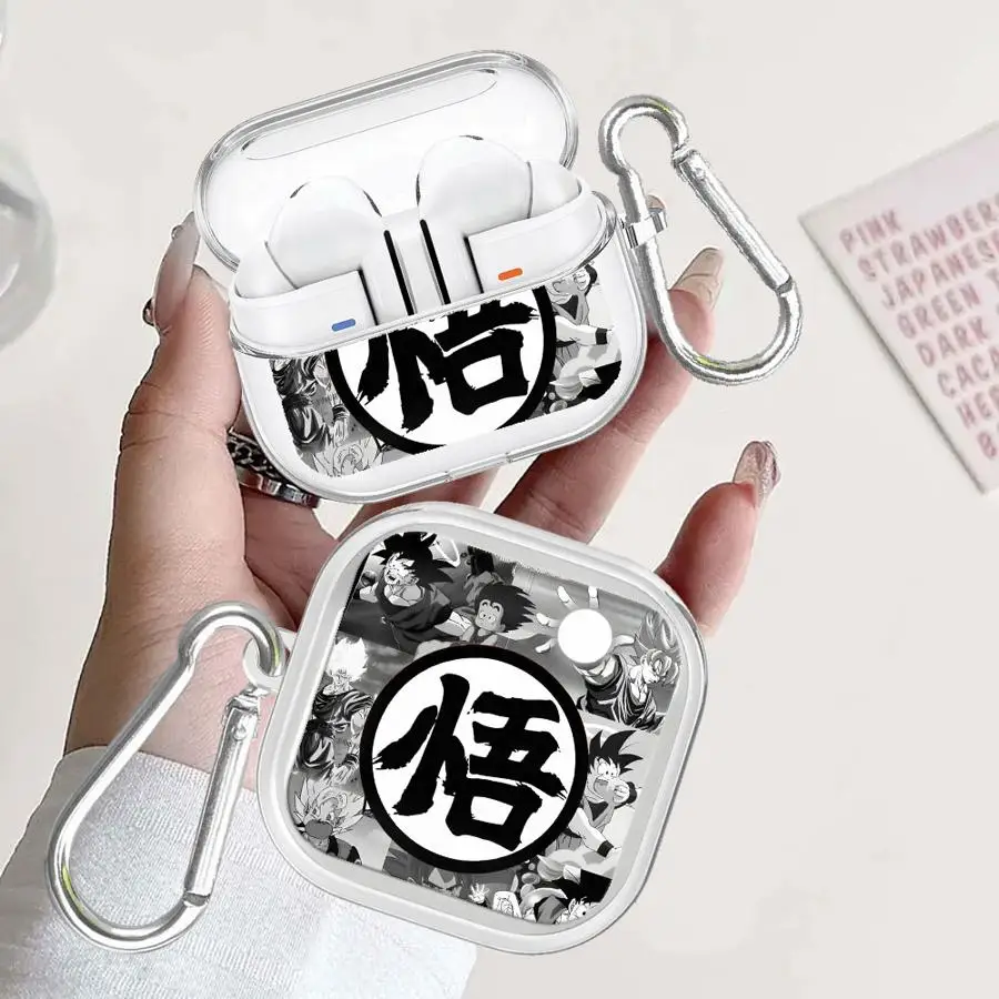 D-ragonS B-allS Cool Logo Clear Earphone Cases Cover With Hook Case For Samsung Galaxy Buds 3 FE 2Pro Live 2 4Pro 4 Pro 3Pro