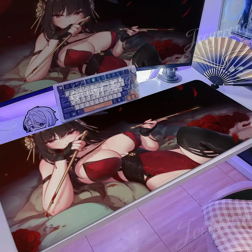 

Mouse Pad Hot Anime 1000x500 Taro Sakamoto Days XXL Large Gaming Non-slip Office Keyboard Mats Desk Mat Spy xFamily