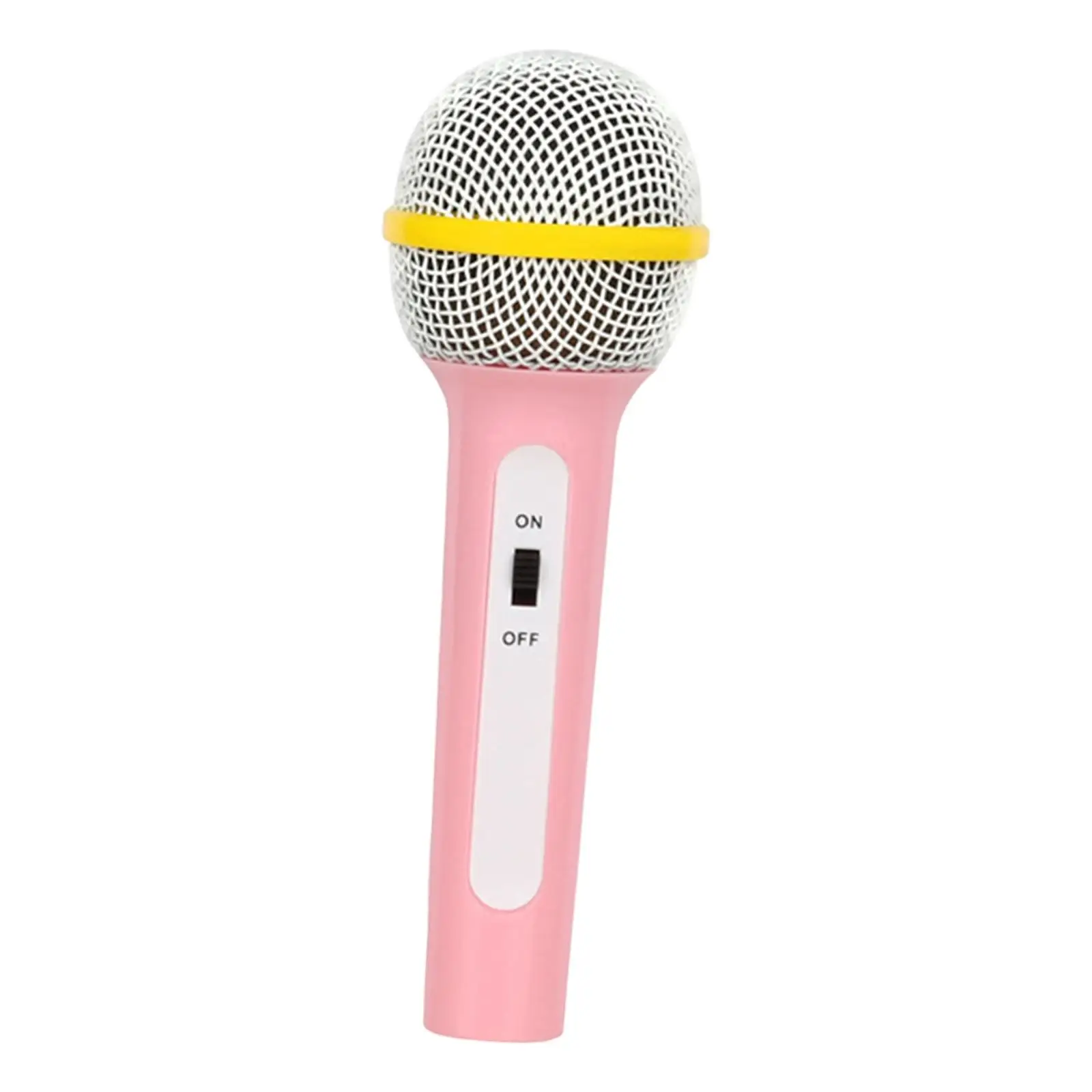 Kids Microphone Pretend Toy Educational Plastic Party Costume Prop Sound Toy for Children’s Singing Stage Play