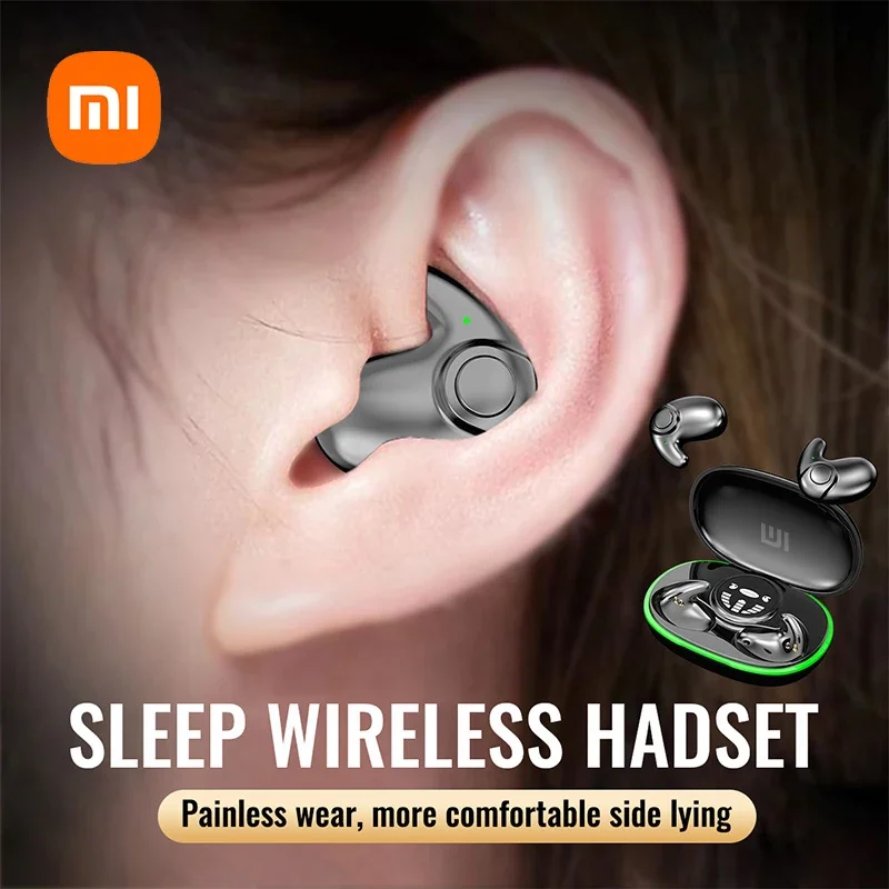 Xiaomi Sleep Invisible Headset Ipx5 Waterproof Wireless Bluetooth Earphone Earbuds With Mic For Phone Bluetooth 5.3 Headphones