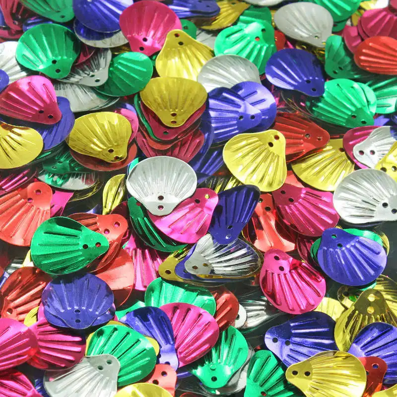 300-1200Pcs Shell PVC Sequins For Clothing Wedding Party Sewing Decoration Crafts DIY Make Handwork Earrings Pendant Paillettes