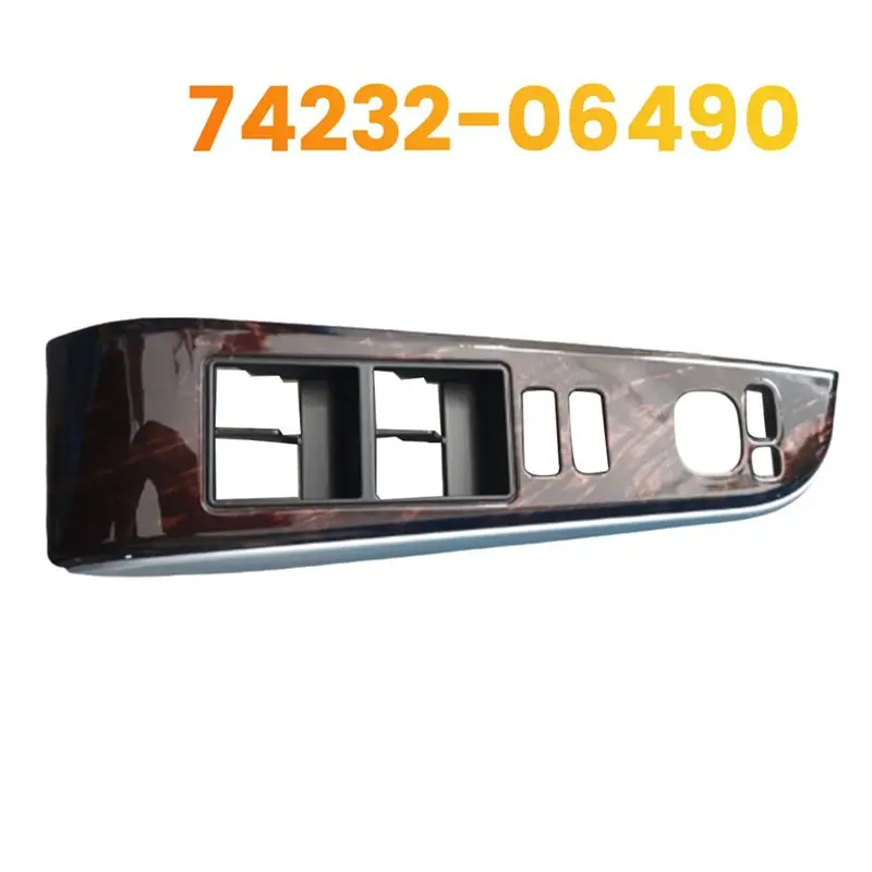 M49K-5X Car Left Front Window Lift Switch Trim Panel 74232-06490 7423206490 For Toyota Camry 2012-2017 Armrest Trim Panel LHD