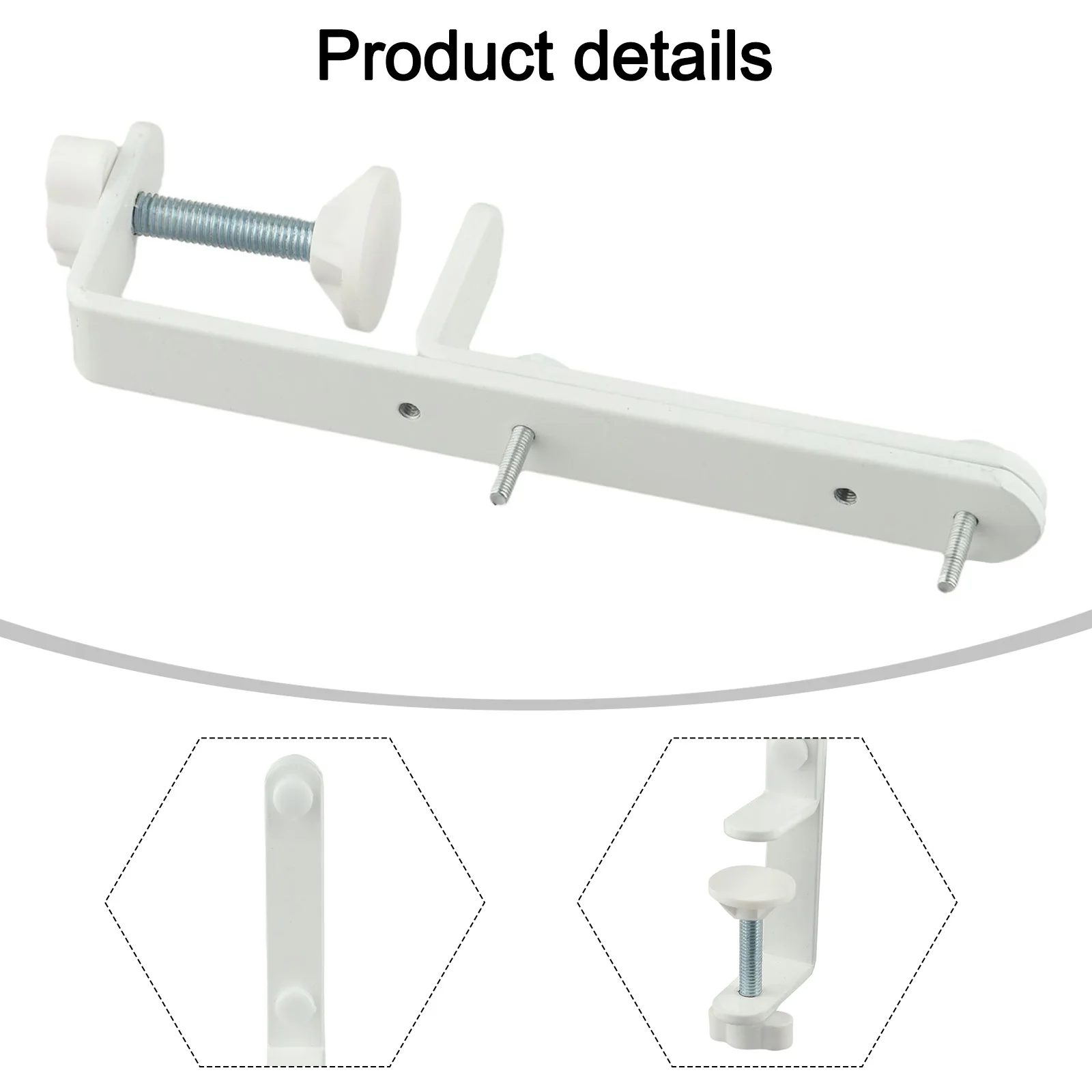 Creative Design Pegboard Bracket Clip Pegboard Holder Clip Good Toughness High Hardness Installation Tools Included