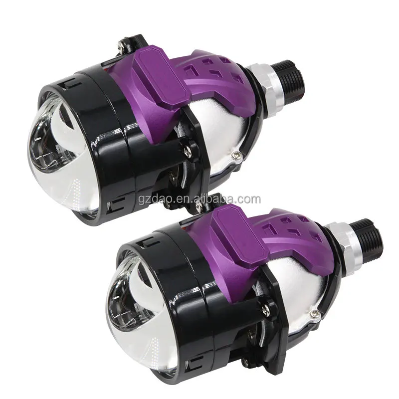 

DAO New Item 2.5 Inch I4S LED Lights Projector Lens Single Laser Car Headlight Modification Kit High Beam/low Beam Headlamp