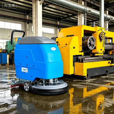 

24/36/48V Industrial Electric Ultrasonic Floor Scrubber with Cold Water Burnishing, Polishing, and Sweeping Functions
